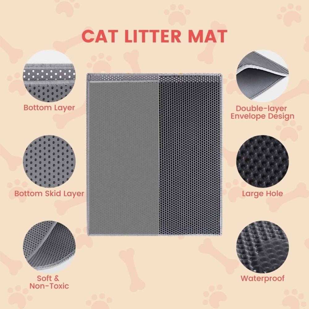 Waterproof Litter Pet Mat - Bear Shape