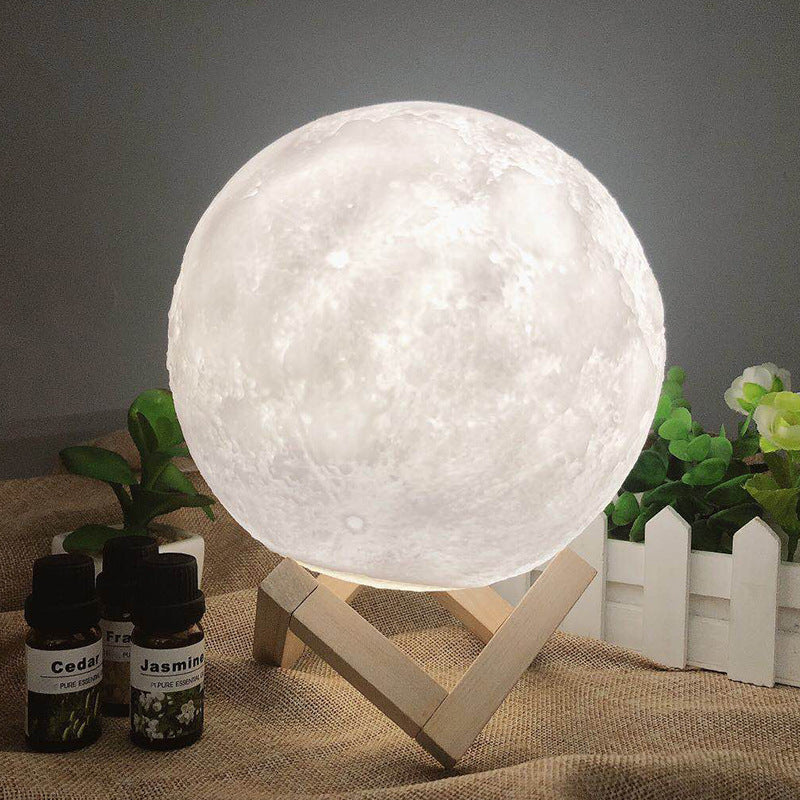 Multi-Colored Moon Lamp - 18cms