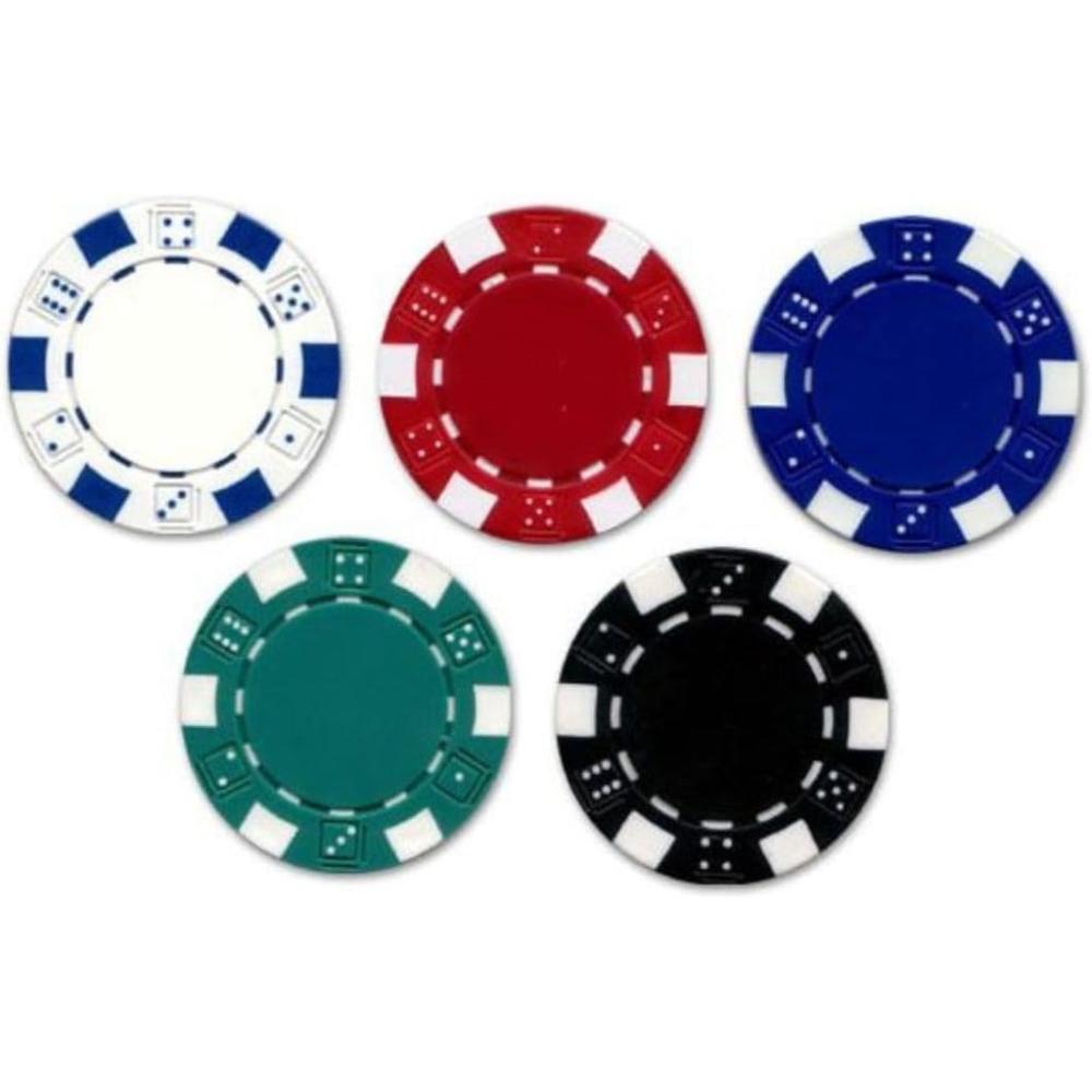 Poker Chip Set with Aluminum Case - 500 pcs