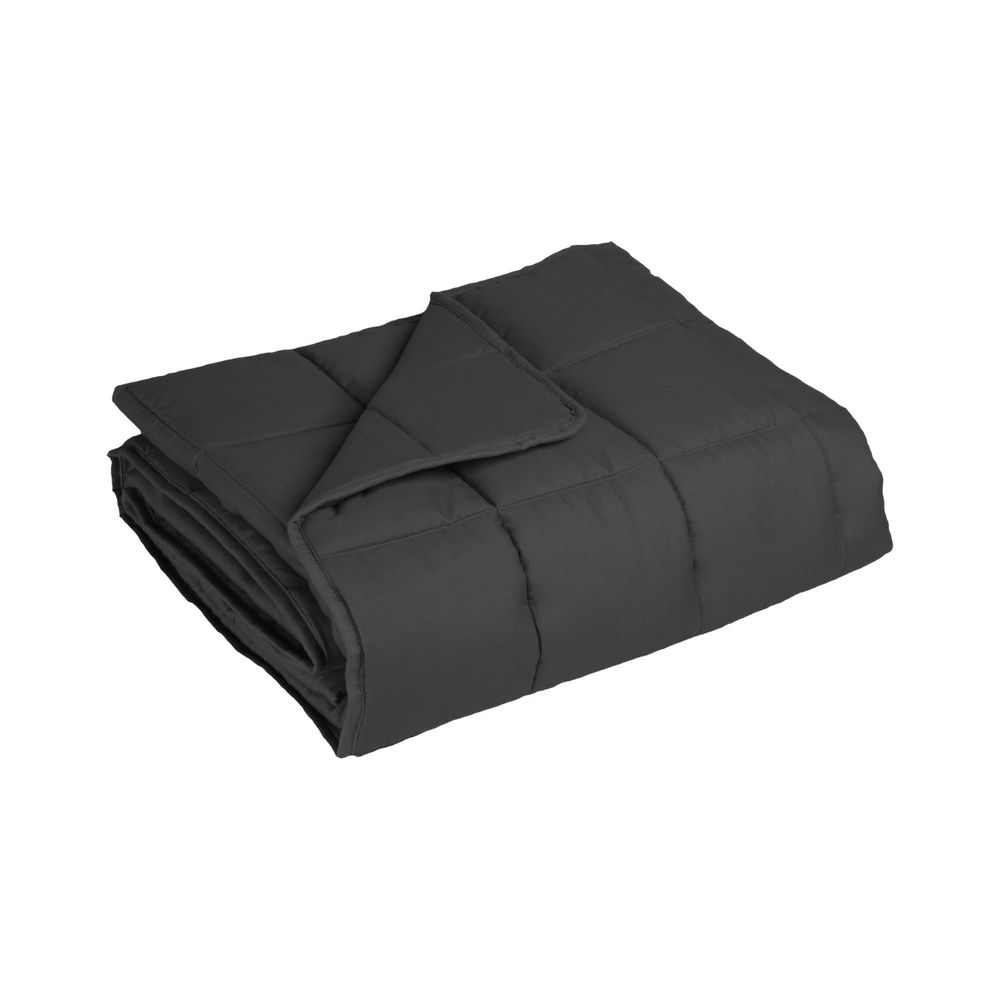 Polyester Queen Size Weighted Blanket 9kg (Dark Grey)