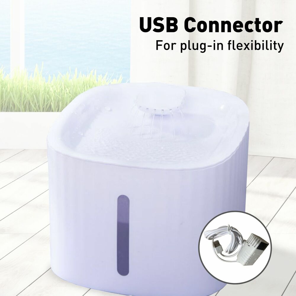 Pet LED USB Water Fountain Dispenser