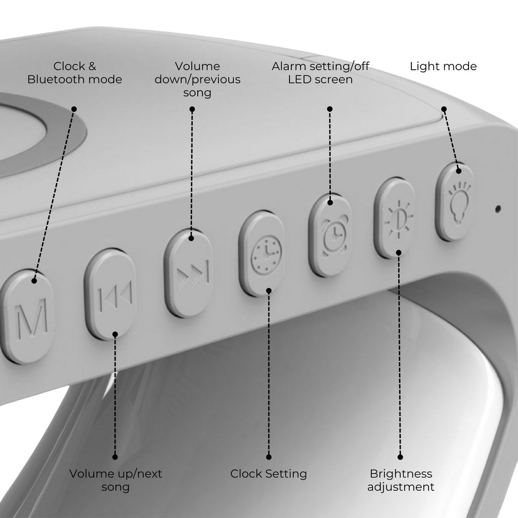 Dimmable LED Table Desk Lamp - Light White