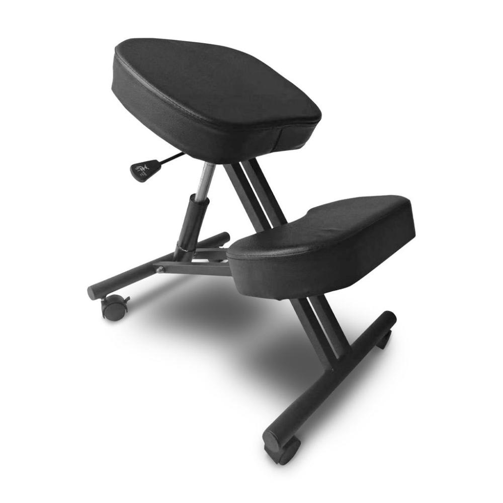 Adjustable Ergonomic Office Kneeling Chair (Black)