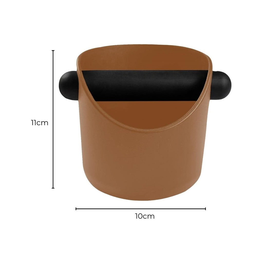 Coffee Knock Box With Removable Knock Bar - Brown 11cm