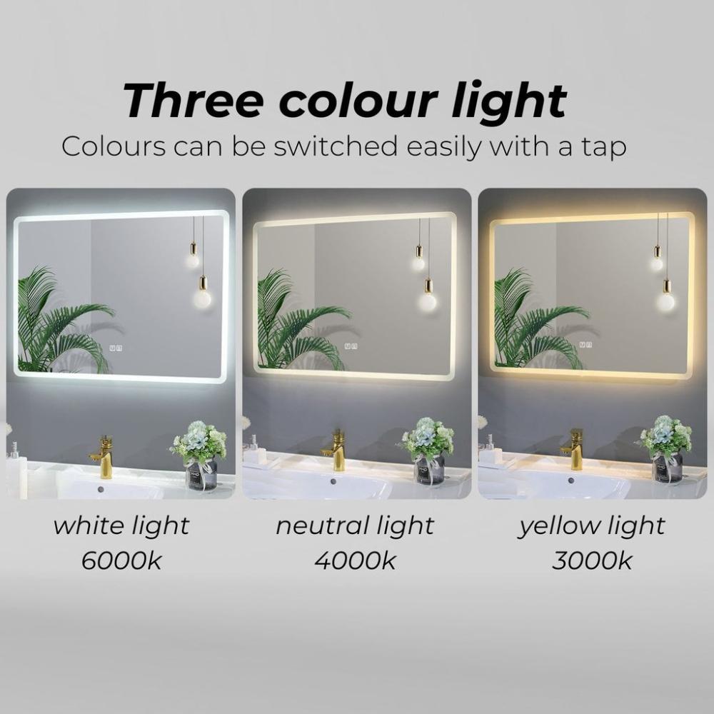 Anti-Fog Touch Sensor LED Bathroom Mirror