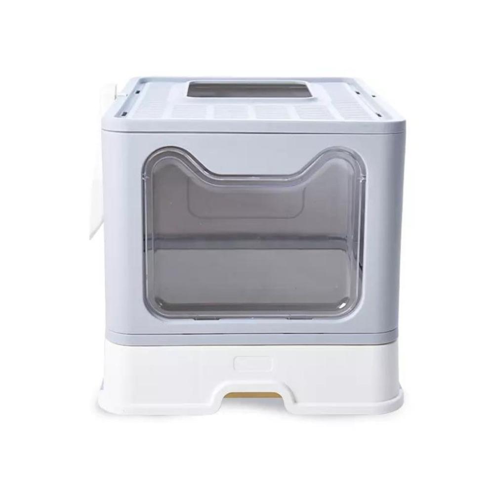 Eco-friendly Material Foldable Litter Box - Grey