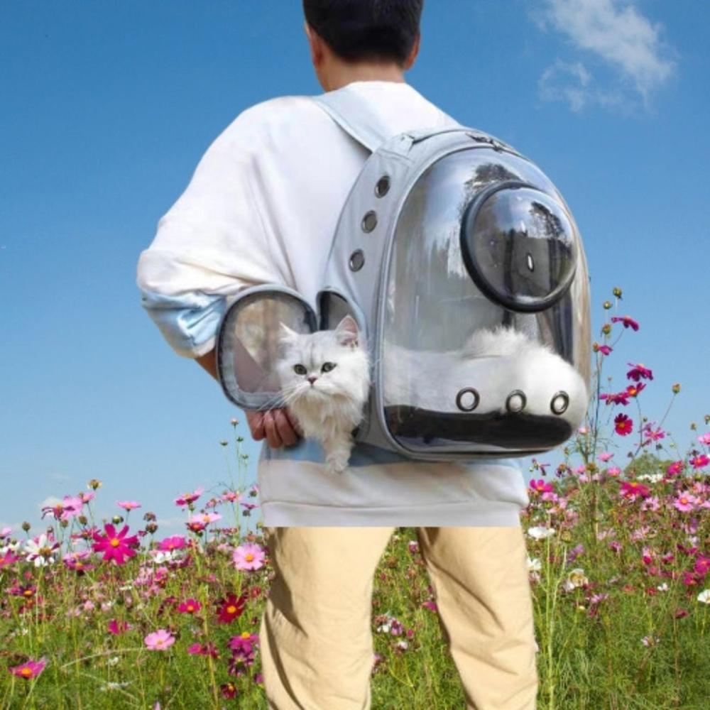 Expandable Space Capsule Backpack - (Grey)