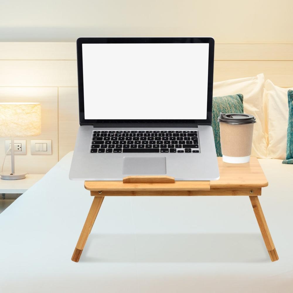 Foldable Bamboo Laptop Bed Desk and Folding Legs