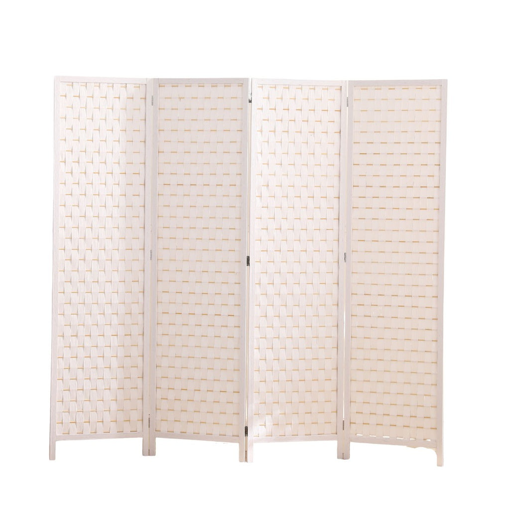 Pine Wood Room Divider - White