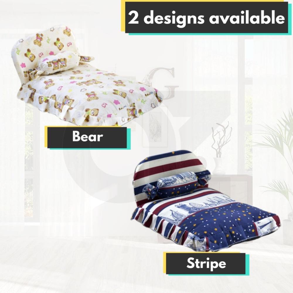 Pet Bed with Pillow and Quilt Star (Large)