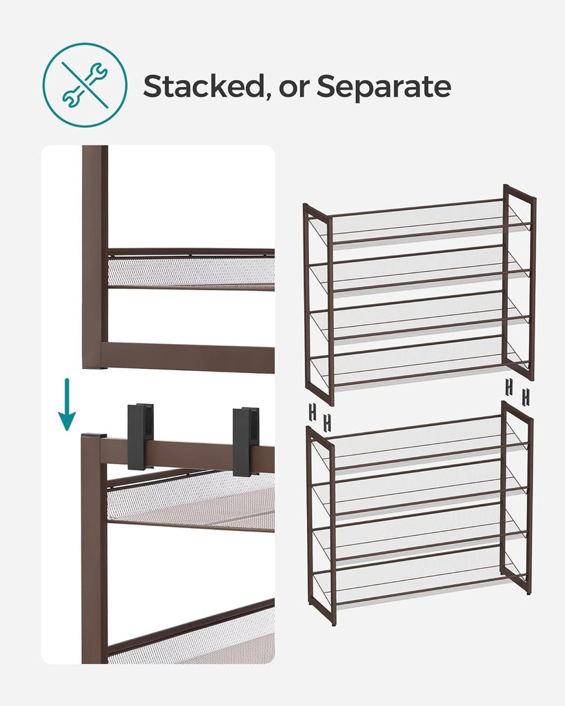 8-Tier Shoe Rack Storage - 32 pairs