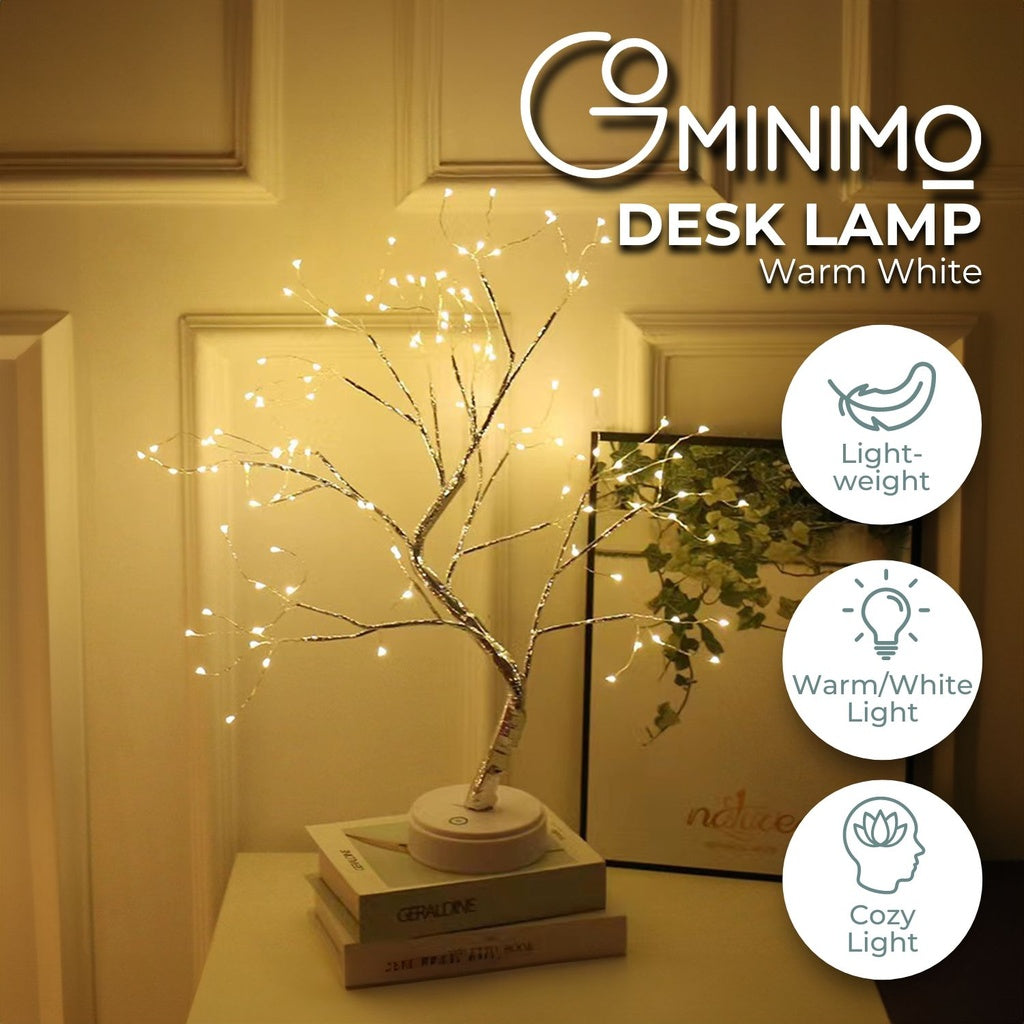 Bonsai Fairy LED Lighted Tree Desk Lamp - Warm White