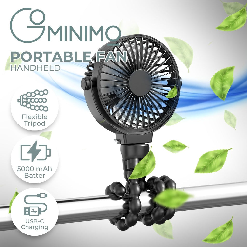 Rechargeable Clip Fan 5000mAh