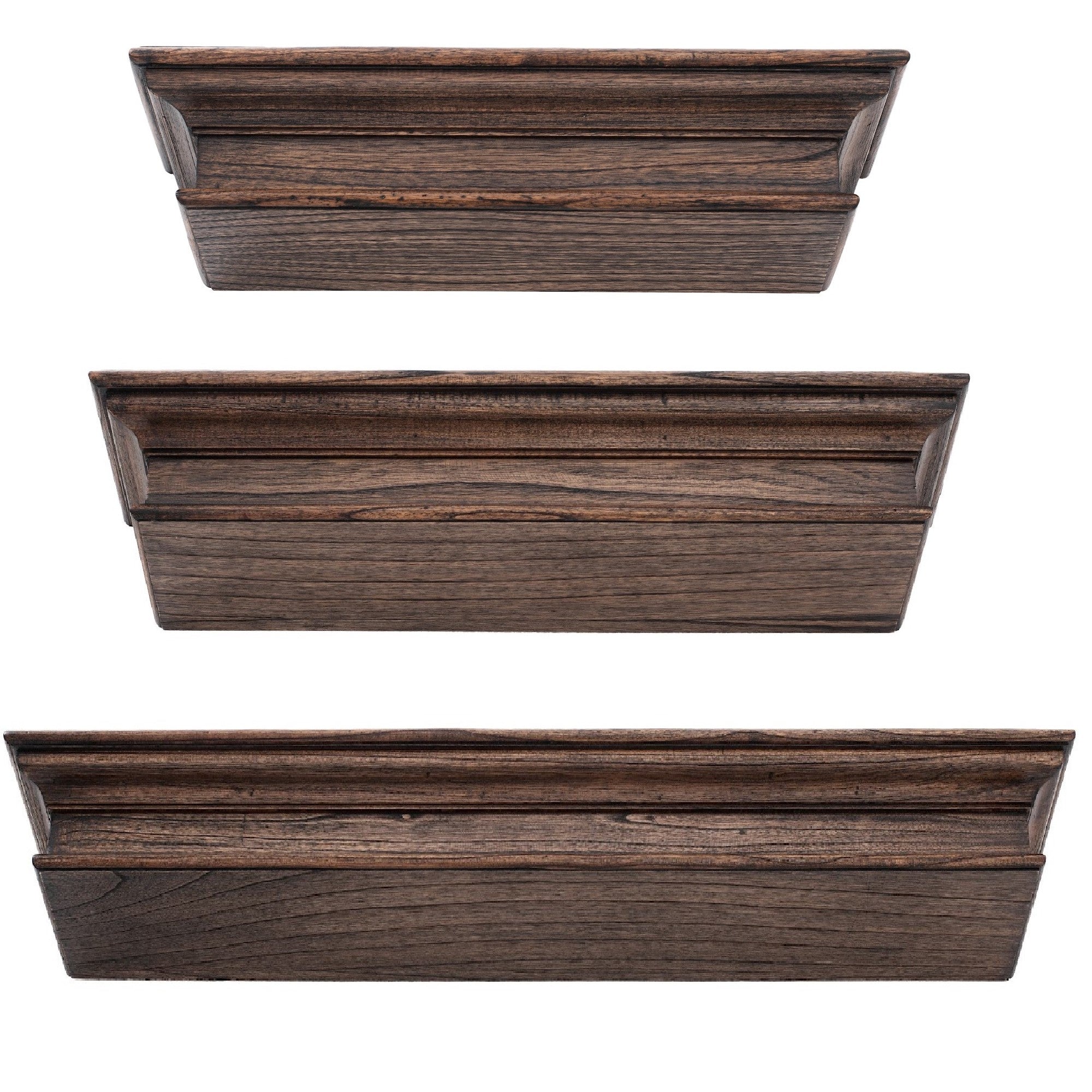 Floating Elegance Wall Shelf Black (Available in 3 Sizes)