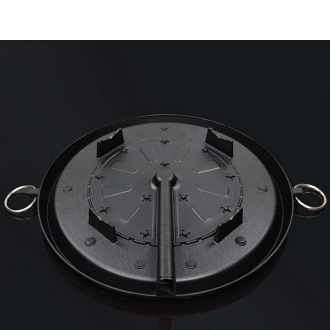 Portable BBQ Butane Gas Stove Stone Non-Stick Grill Round