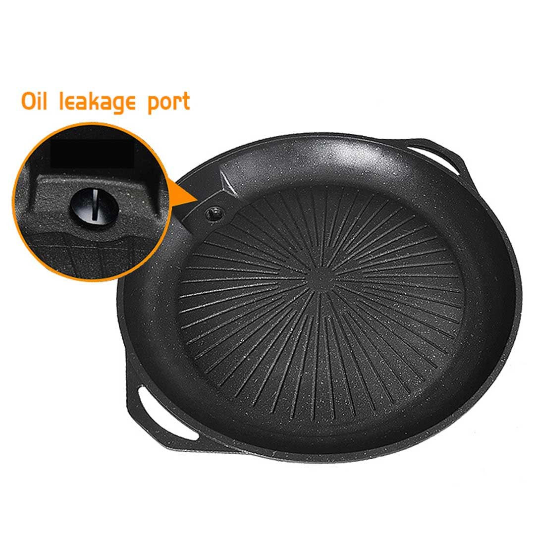 Portable BBQ Butane Gas Stove Non-Stick Grill