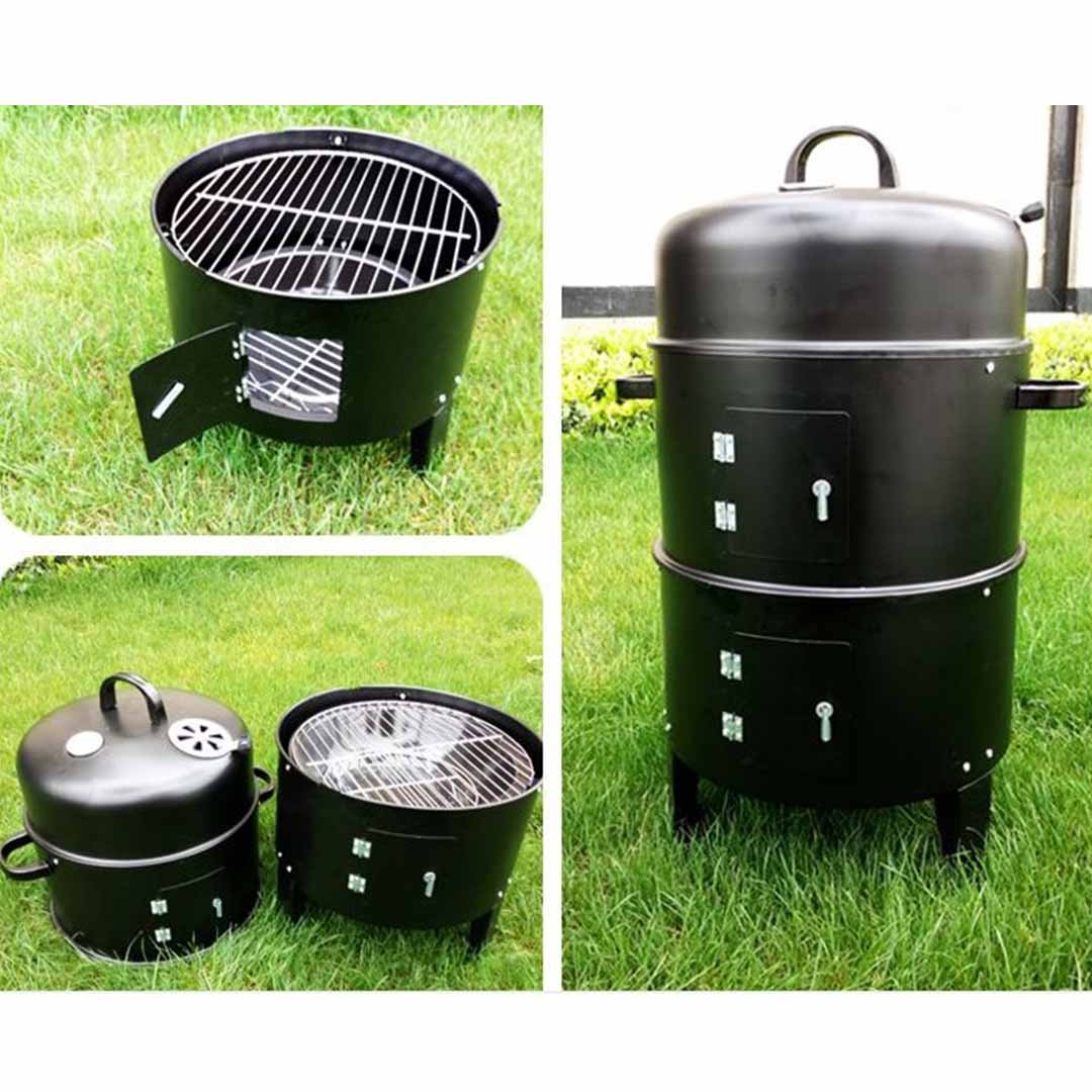 3 in 1 Outdoor Charcoal BBQ Grill