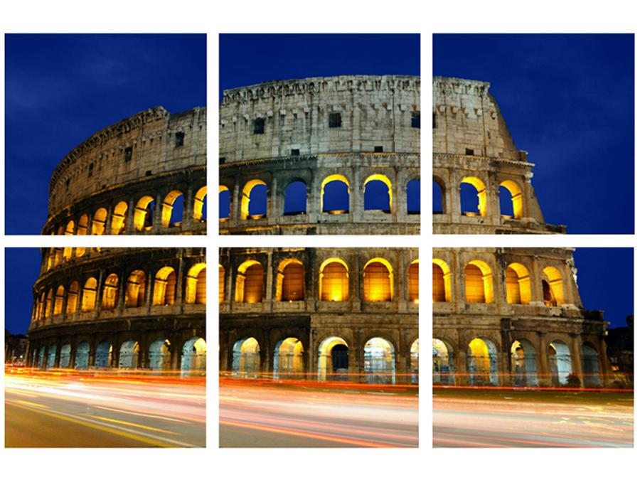 "Night time at the Colosseum" Wall Art