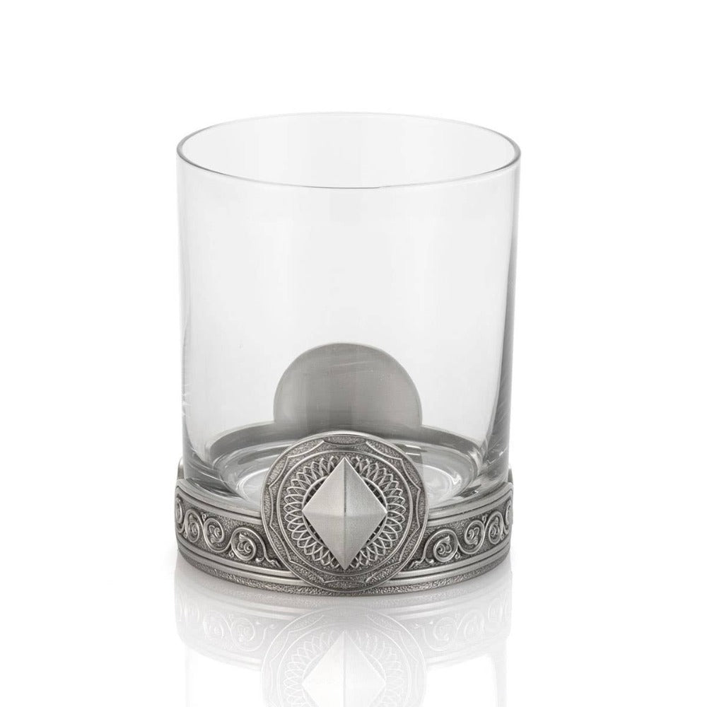 Royal Selangor Diamonds Pewter Base Whisky Tumbler