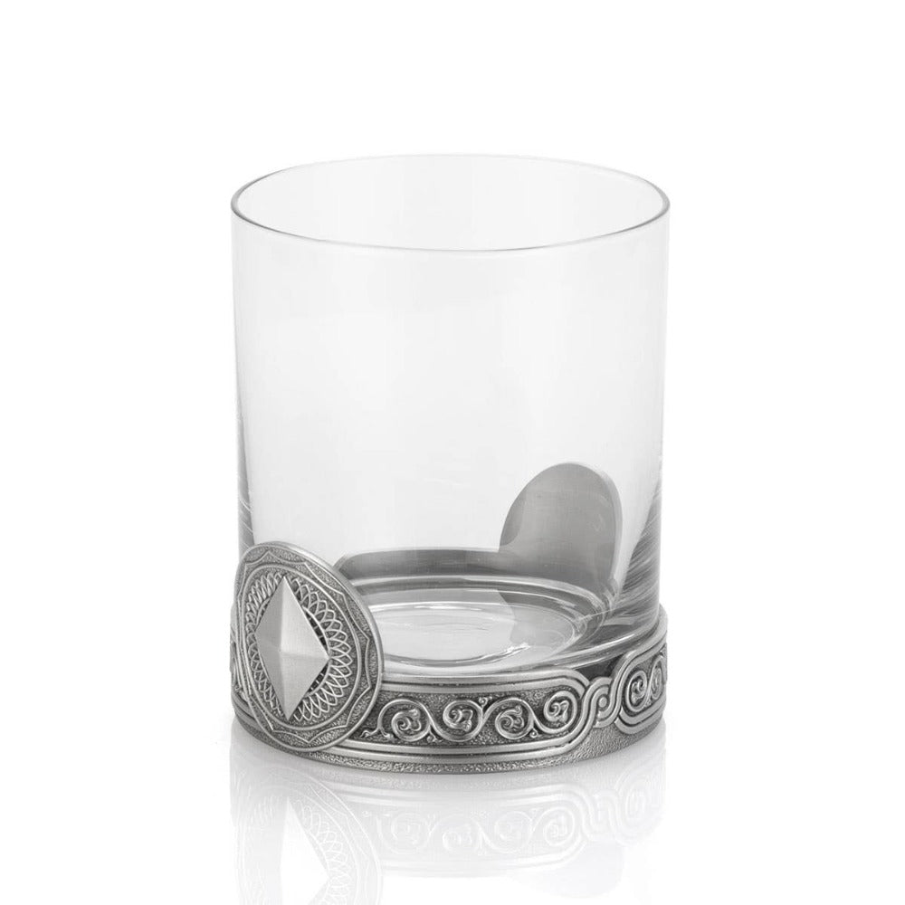 Royal Selangor Diamonds Pewter Base Whisky Tumbler