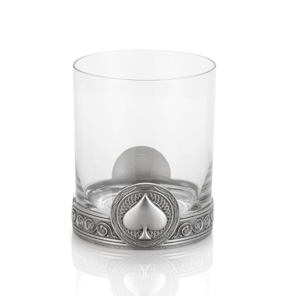 Royal Selangor Spades Pewter Whisky Tumbler