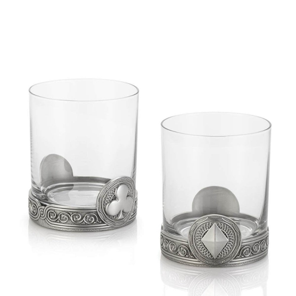 Royal Selangor Pewter Ace 4 Pcs Tumbler Set