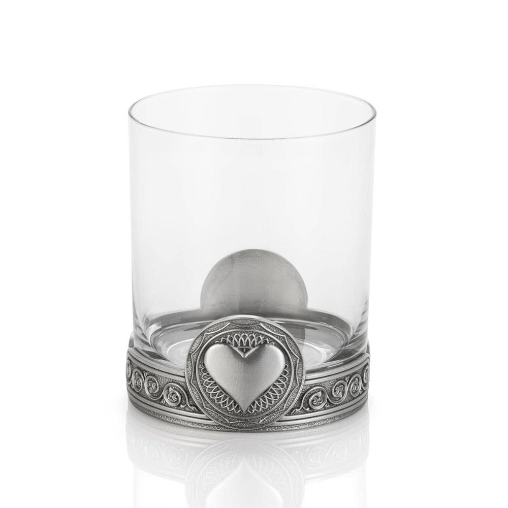 Royal Selangor Pewter Hearts Whisky Tumbler