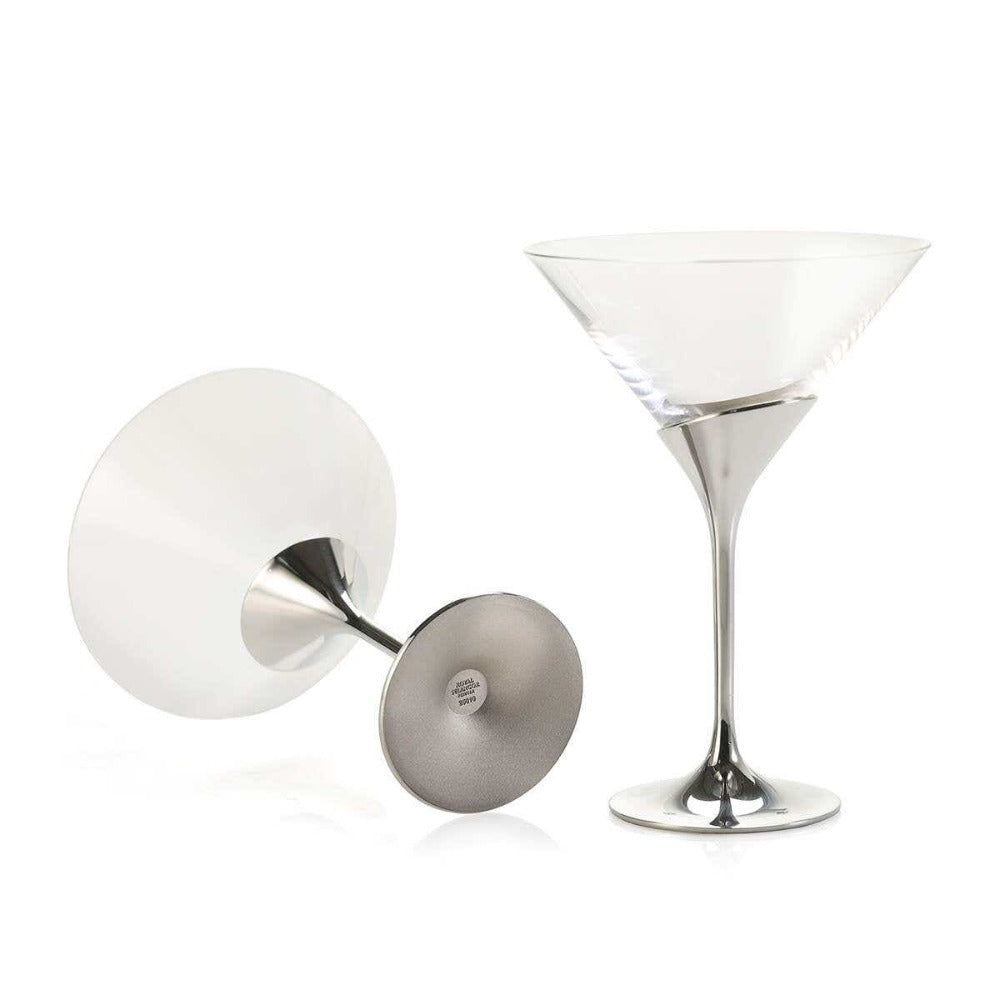 Royal Selangor Domaine Pewter Martini Glass Pair