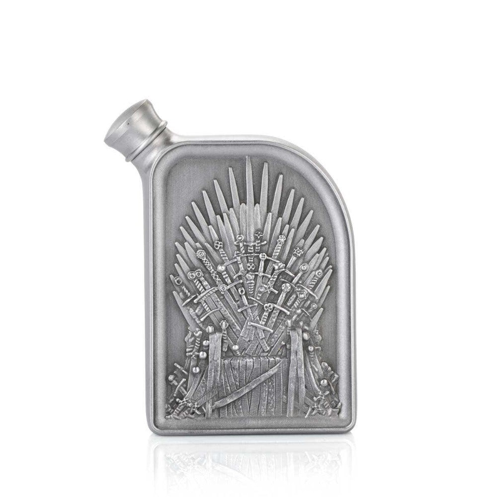 Royal Selangor Game of Thrones Iron Throne Pewter Hip Flask 150ML