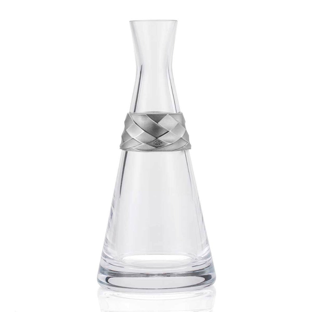 Royal Selangor Frost Angular Glass Carafe With Pewter Motif