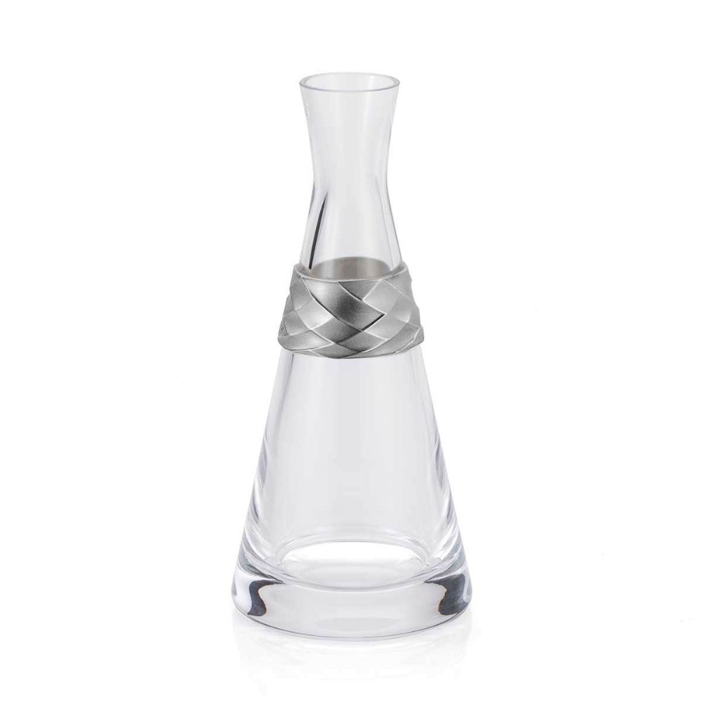 Royal Selangor Frost Angular Glass Carafe With Pewter Motif