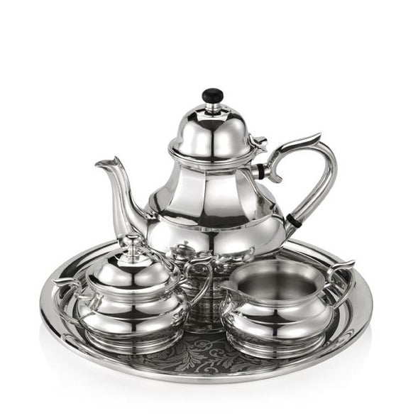 Royal Selangor Sovereign Pewter Tea Set In Gift Box