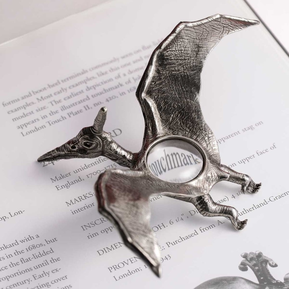 Royal Selangor Pterodactyl Pewter Magnifying Glass