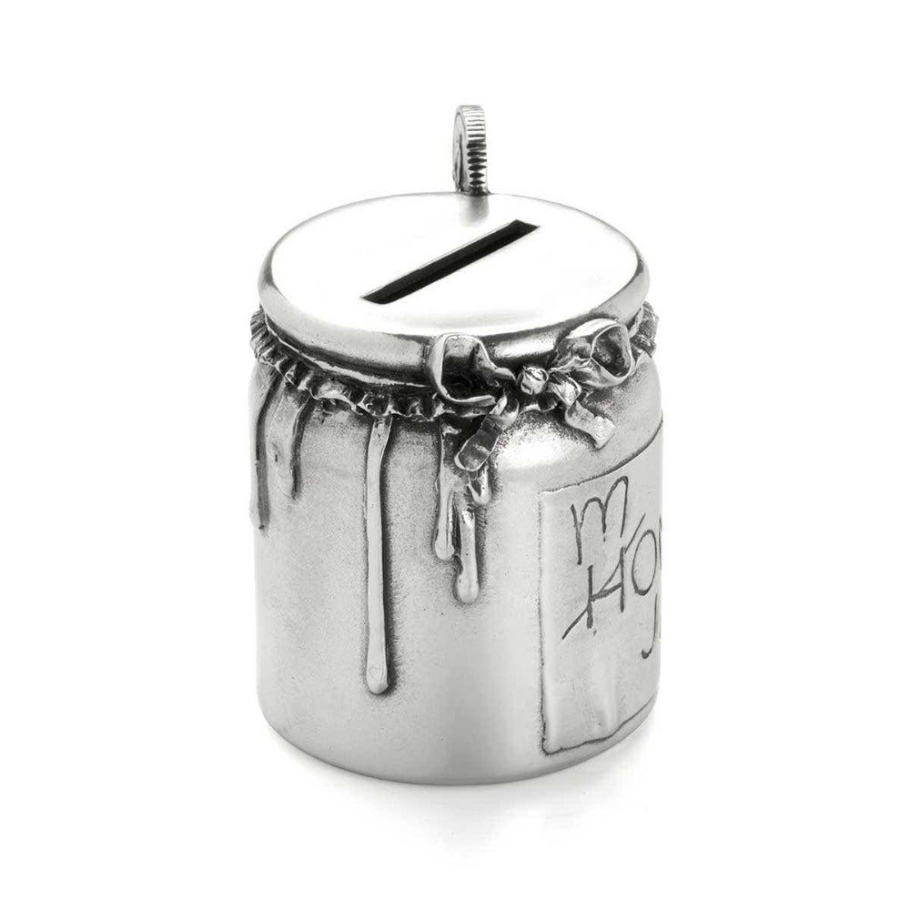 Royal Selangor Teddy Bears Money Jar Pewter Coin Box