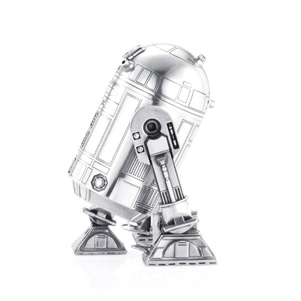 Royal Selangor Star Wars R2-D2 Droid Canister Pewter Statue