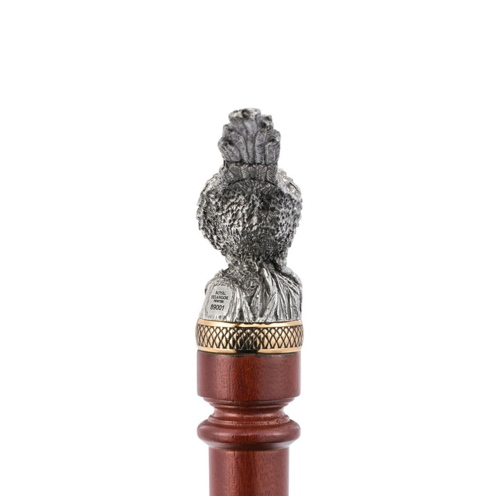 Royal Selangor Woodland Pheasant Pewter Walking Stick