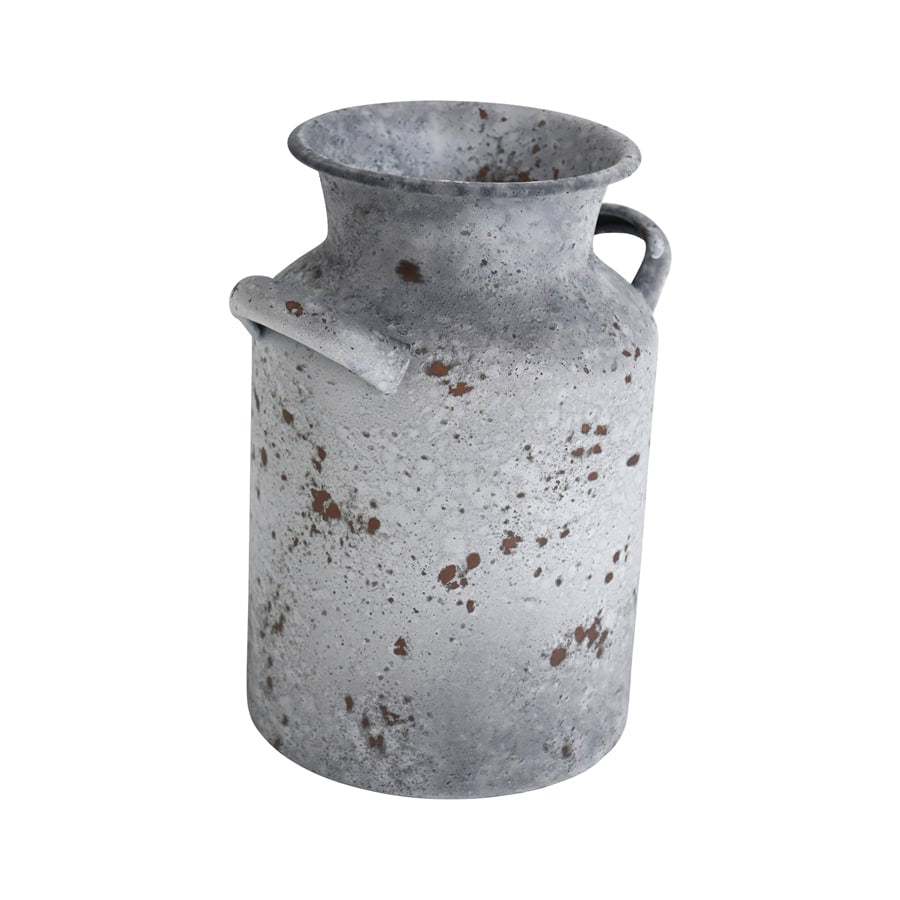 Rustic Garden Urn - Distressed Rust