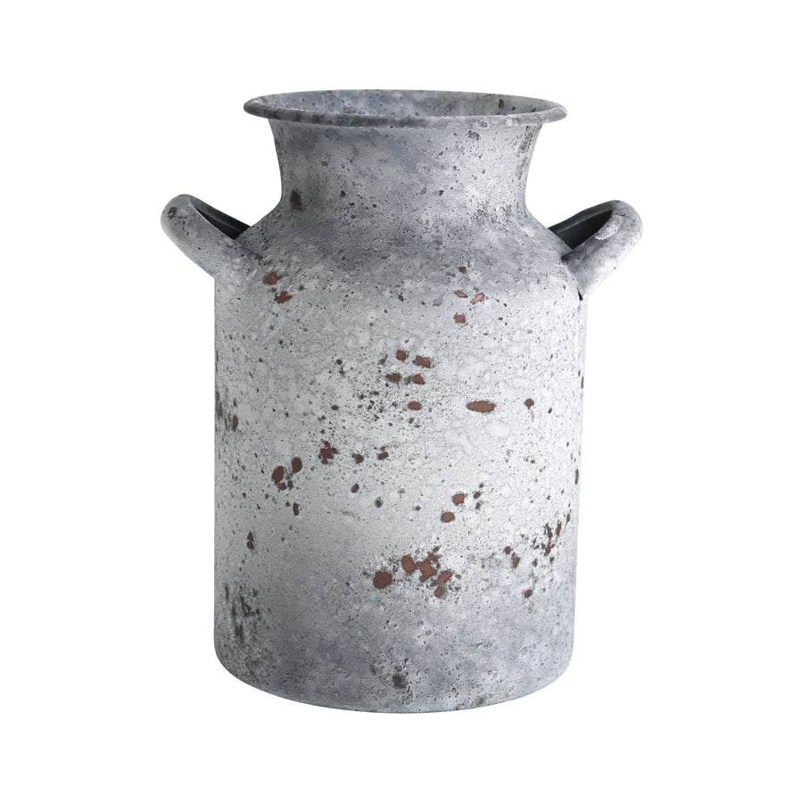 Rustic Garden Urn - Distressed Rust