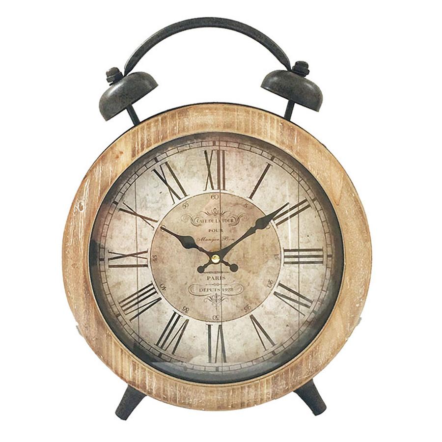 'Cafe de la Tour' Tabletop Clock