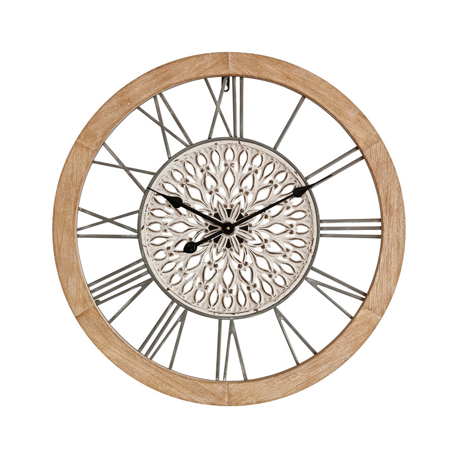 Industro-Hamptons Wall Clock