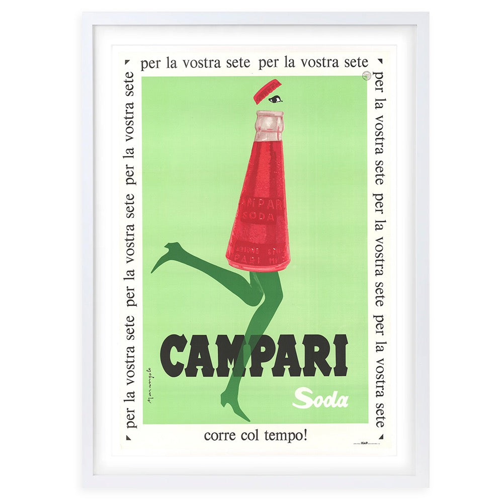 Campari 2 Large 105cm x 81cm Framed A1 Art Print