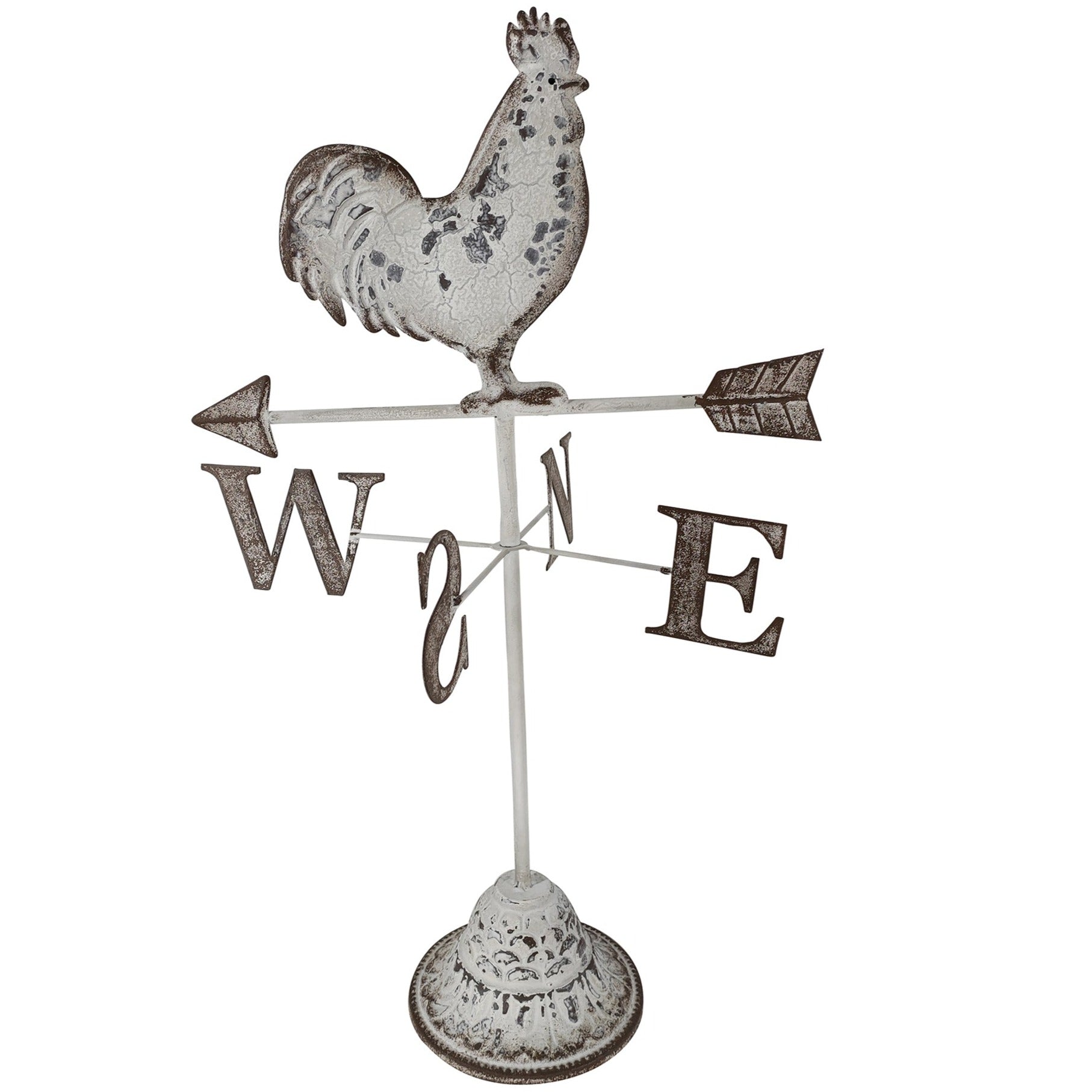 Distressed-Finish Rooster Weather Vane Ornament