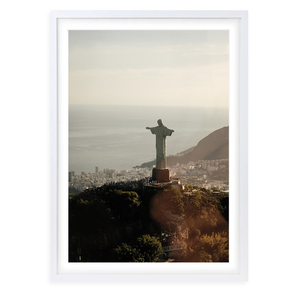 Christ The Redeemer Large 105cm x 81cm Framed A1 Art Print