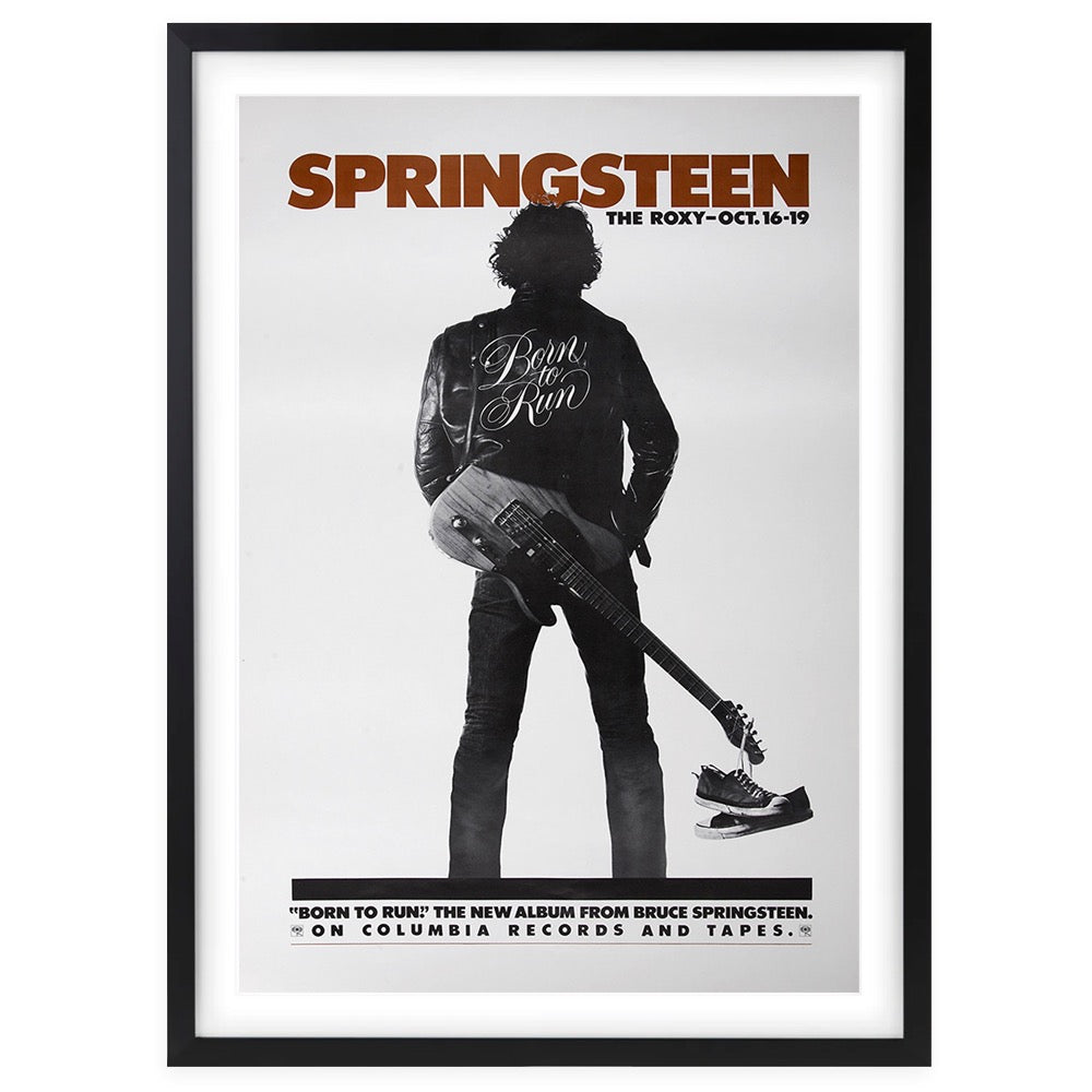 Bruce Springsteen - The Roxy - 1975 Large 105cm x 81cm Framed A1 Art Print