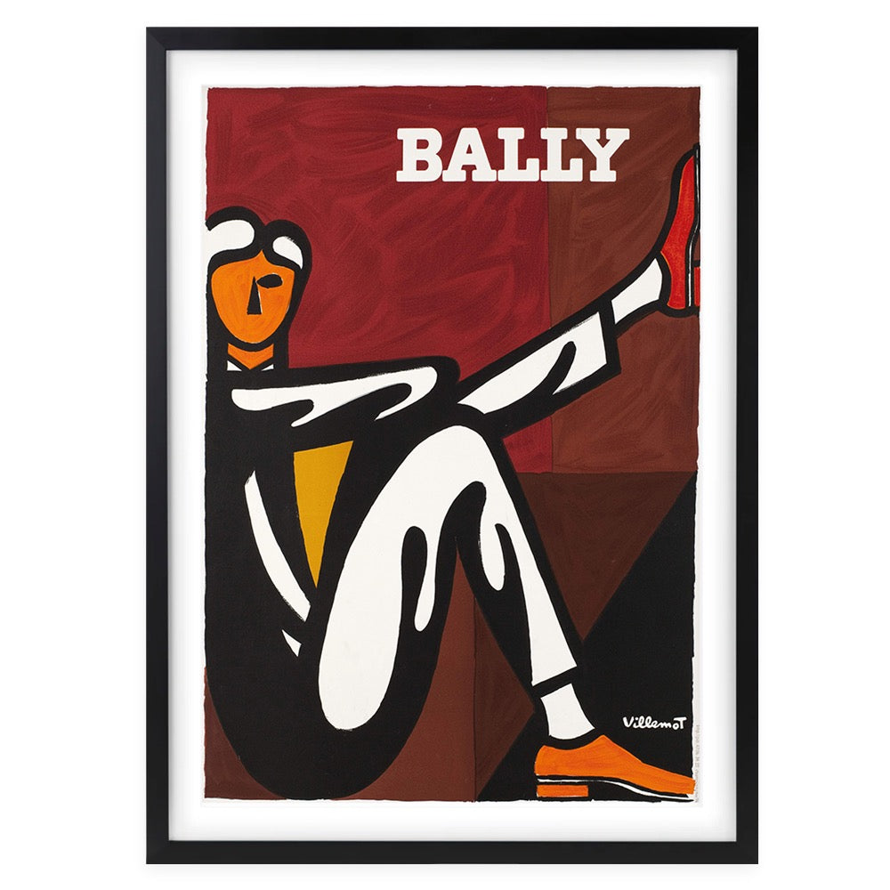 Bally Large 105cm x 81cm Framed A1 Art Print