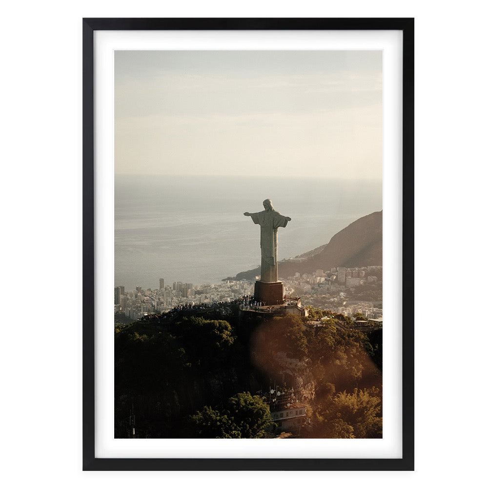 Christ The Redeemer Large 105cm x 81cm Framed A1 Art Print