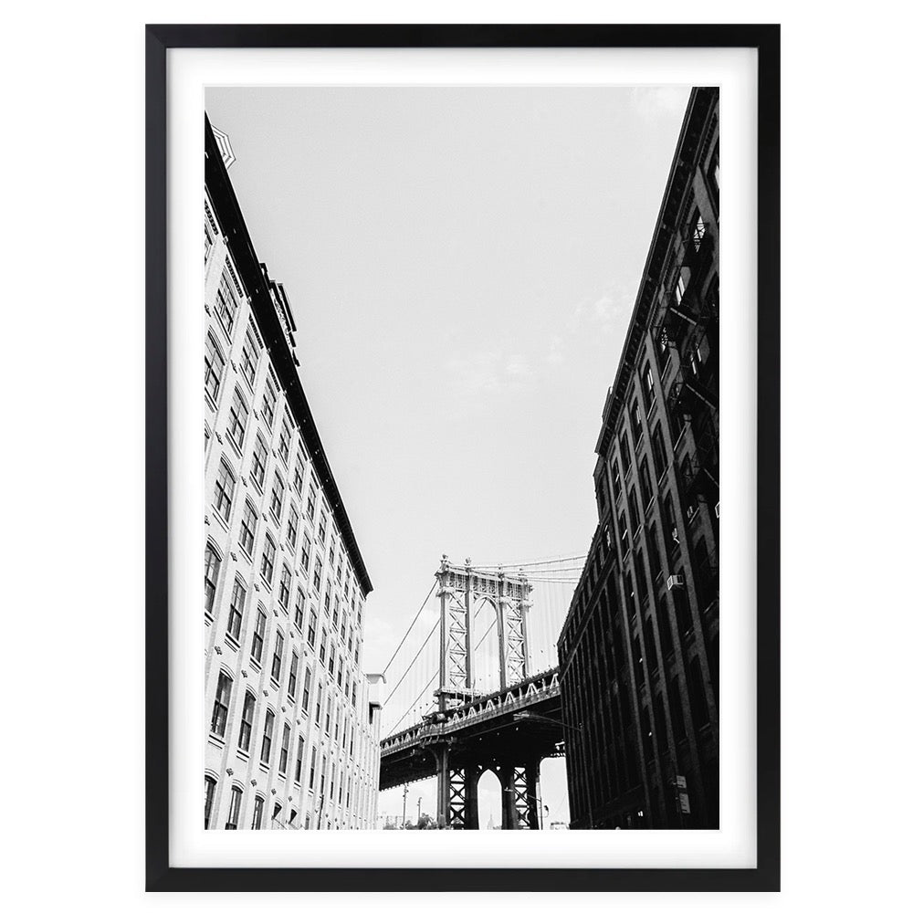 Brooklyn Bridge 3 Large 105cm x 81cm Framed A1 Art Print