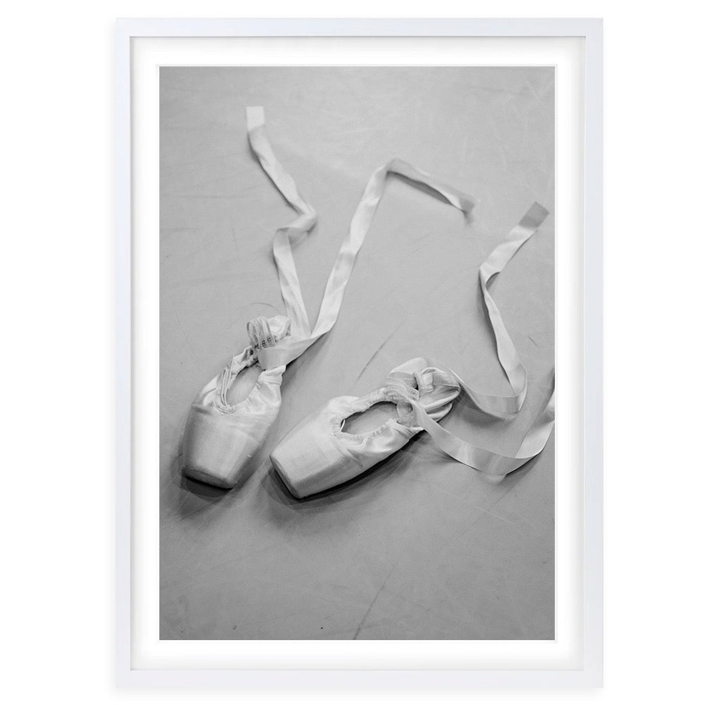 Ballet Slippers Large 105cm x 81cm Framed A1 Art Print