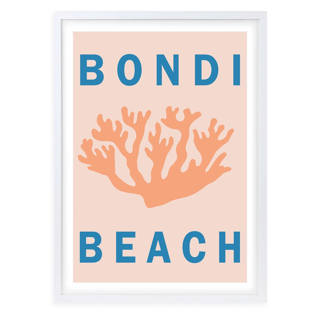 Bondi Beach Large 105cm x 81cm Framed A1 Art Print