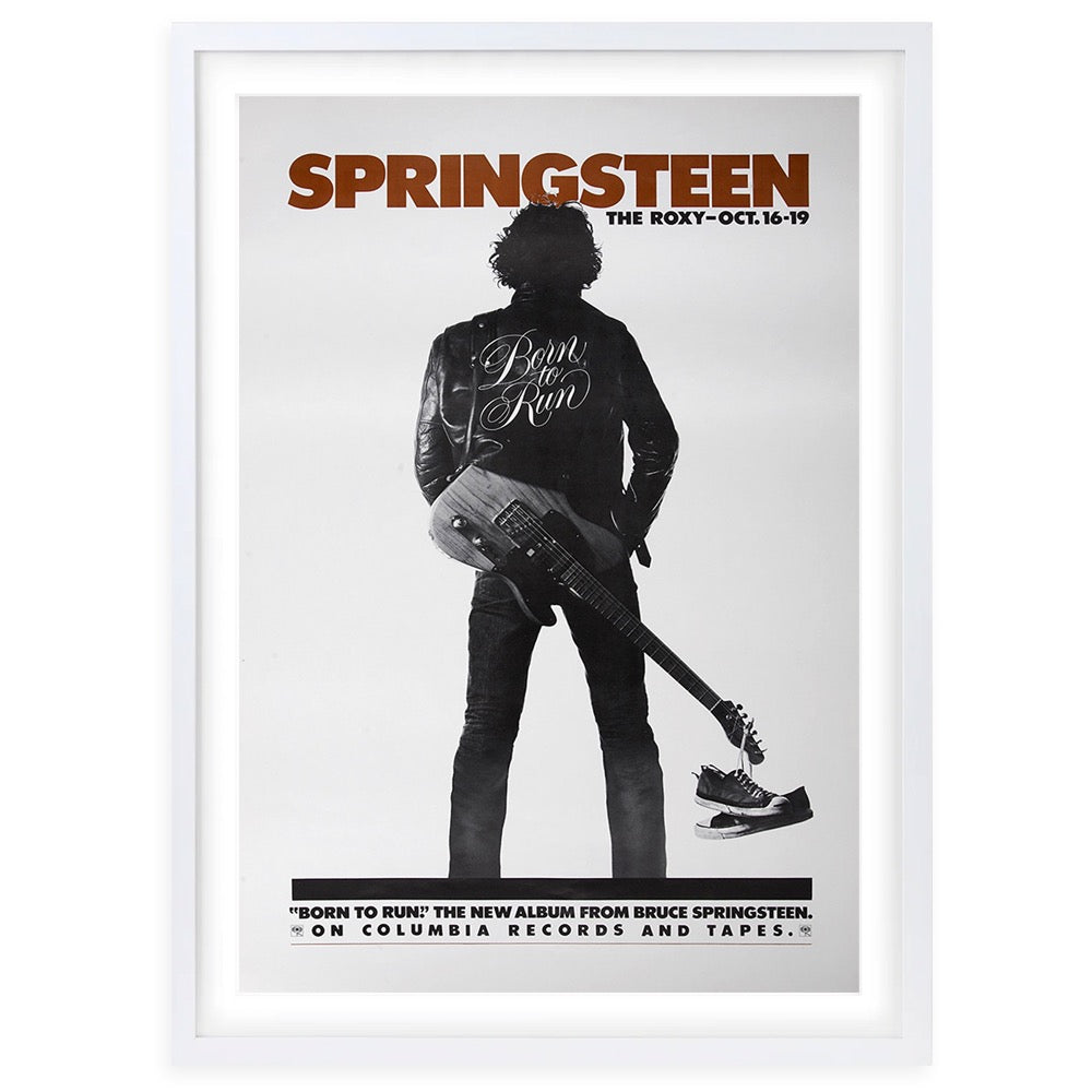 Bruce Springsteen - The Roxy - 1975 Large 105cm x 81cm Framed A1 Art Print